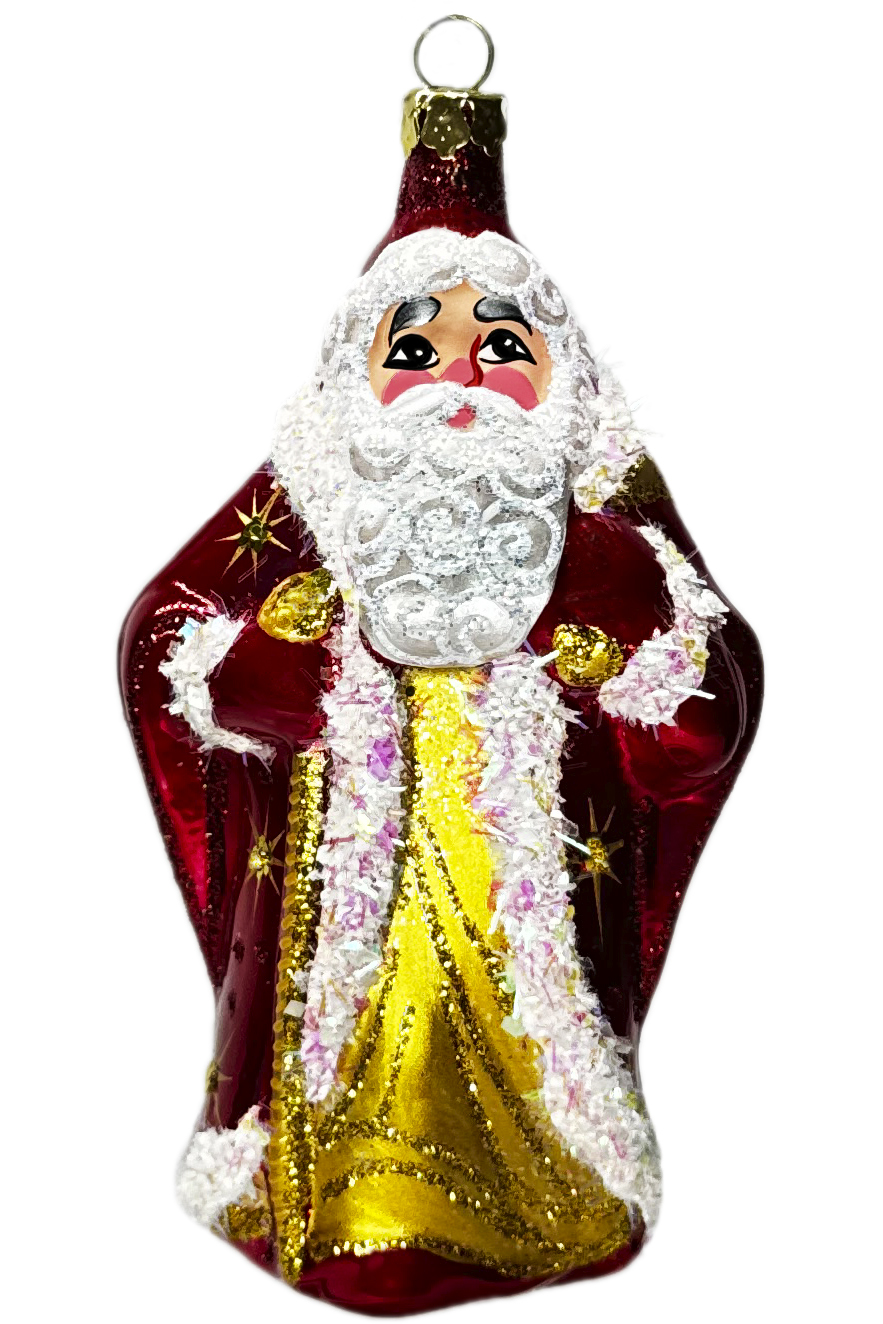 Елочное украшение Дед Мороз с мешком БС-3558